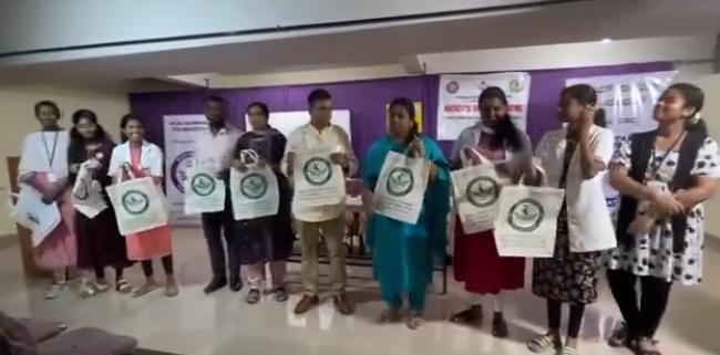 With initiatives like distributing cotton bags and...